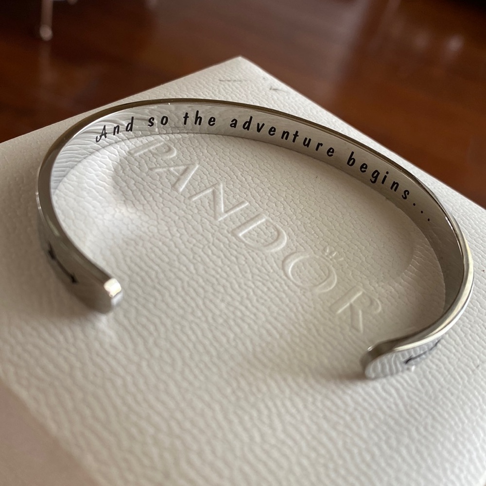 Silver cuff bracelet